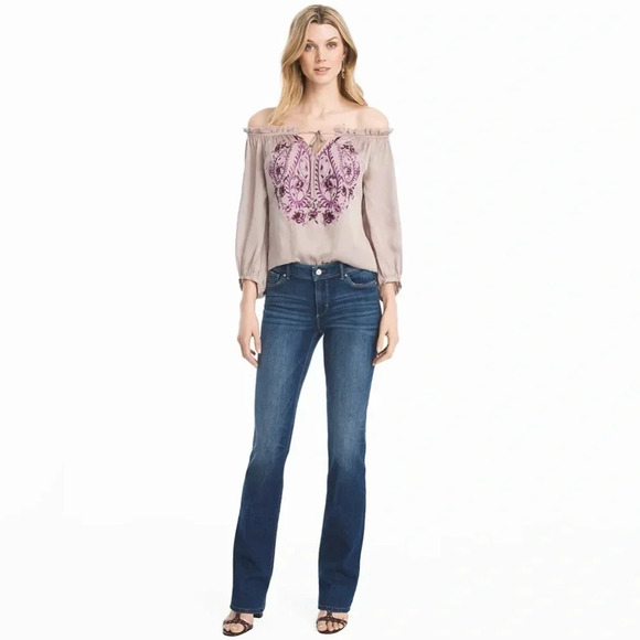 FINAL PRICE White House Black Market Bootcut Jeans - Picture 3 of 13